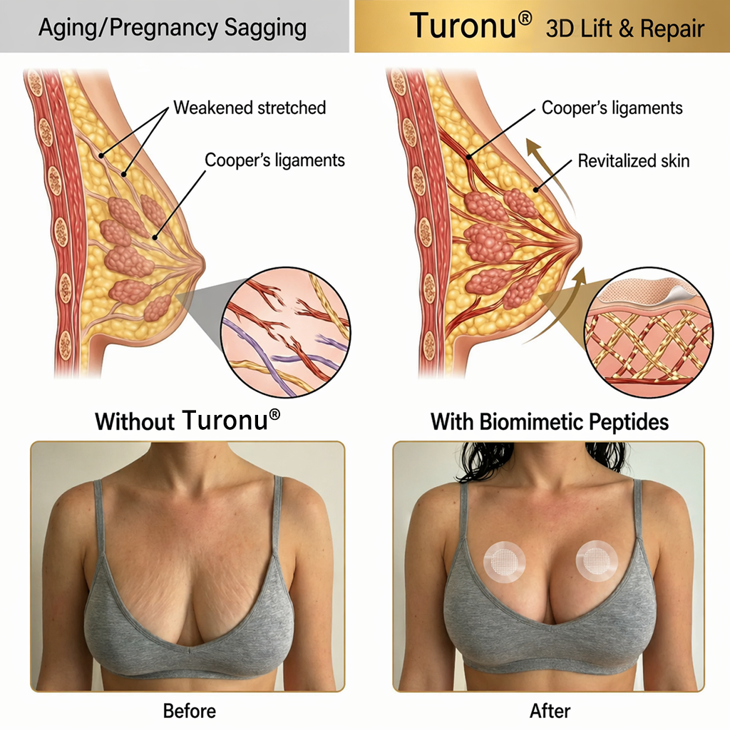 🏆Turonu® BREAST VOLUME BOOST & FIRM Advanced Nano Microneedle Patch🎀