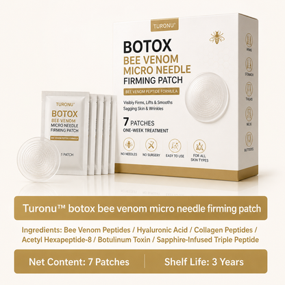 🔥 80%OFF — FINAL 3 HOURS🔥Turonu® Botox Bee Venom Microneedle Firming Patch (Bat Wings,Stretch Marks,Wrinkles & Cellulite — Just 10 Minutes a Day,Visible Results in 7 Days.)