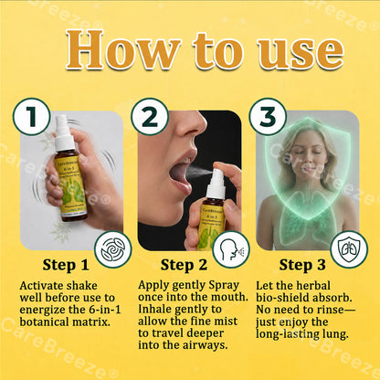 🫁✅🐝🇦🇺 Official Store:Healrize® 6-in-1 Herbal BeePropolis Lung Cleanse Spray（👨‍⚕️Directly acts on COPD, asthma, chronic bronchitis (CB), respiratory infections, lung cancer, sinusitis, and other conditions🫁)