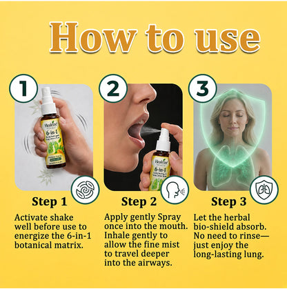 🫁✅🐝🇦🇺 Official Store:Healrize® 6-in-1 Herbal BeePropolis Lung Cleanse Spray（👨‍⚕️Directly acts on COPD, asthma, chronic bronchitis (CB), respiratory infections, lung cancer, sinusitis, and other conditions🫁)