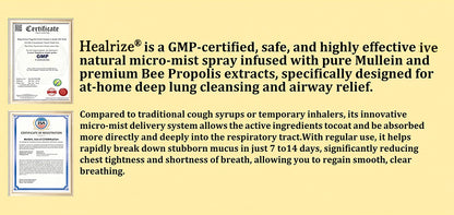 🫁✅🐝🇦🇺 Official Store:Healrize® 6-in-1 Herbal BeePropolis Lung Cleanse Spray（👨‍⚕️Directly acts on COPD, asthma, chronic bronchitis (CB), respiratory infections, lung cancer, sinusitis, and other conditions🫁)