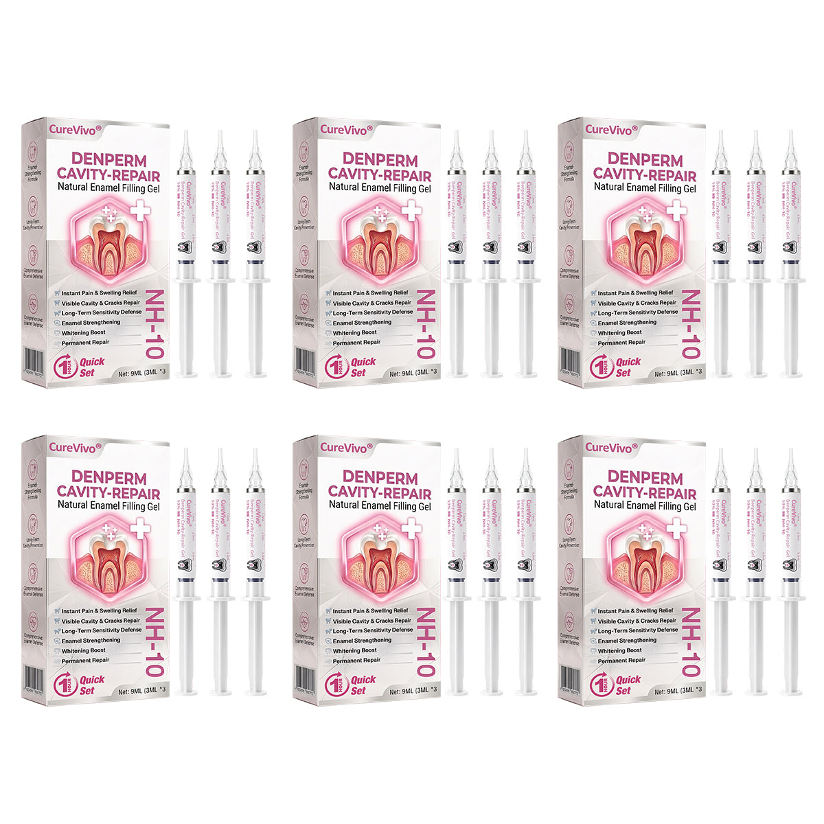 🇦🇺CureVivo® DenPerm Cavity-Repair Natural Enamel Filling Gel