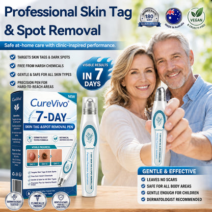 CureVivo® 7-𝐷𝑎𝑦 𝗧𝐚𝐠 & 𝗦𝗽𝐨𝐭 𝐄𝐫𝒂𝒔𝒆𝒓✅🎉(Zero Pain, Zero 𝐒𝐜𝐚𝒓𝒔 Rollerball)
