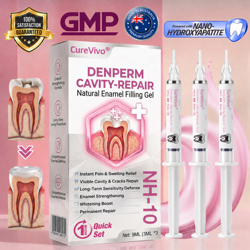 🇦🇺CureVivo® DenPerm Cavity-Repair Natural Enamel Filling Gel