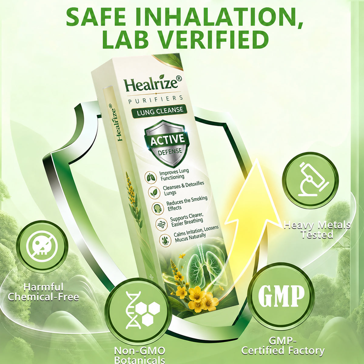 𝐀𝐔 𝐎𝐰𝐧𝐞𝐝 𝐚𝐧𝐝 𝐎𝐩𝐞𝐫𝐚𝐭𝐞𝐝✅ 𝐇𝐞𝐚𝐥𝐫𝐢𝐳𝐞® 𝐁𝐨𝐭𝐚𝐧𝐢𝐜𝐚𝐥 𝐌𝐮𝐥𝐥𝐞𝐢𝐧 𝐋𝐮𝐧𝐠 𝐂𝐥𝐞𝐚𝐧𝐬𝐞 𝐃𝐢𝐟𝐟𝐮𝐬𝐞𝐫(🫁Cough, Pharyngitis, shortness of breath, sputum, stuffy nose, bronchitis, bronchitis, allergy symptoms, lung discomfort)5🔥