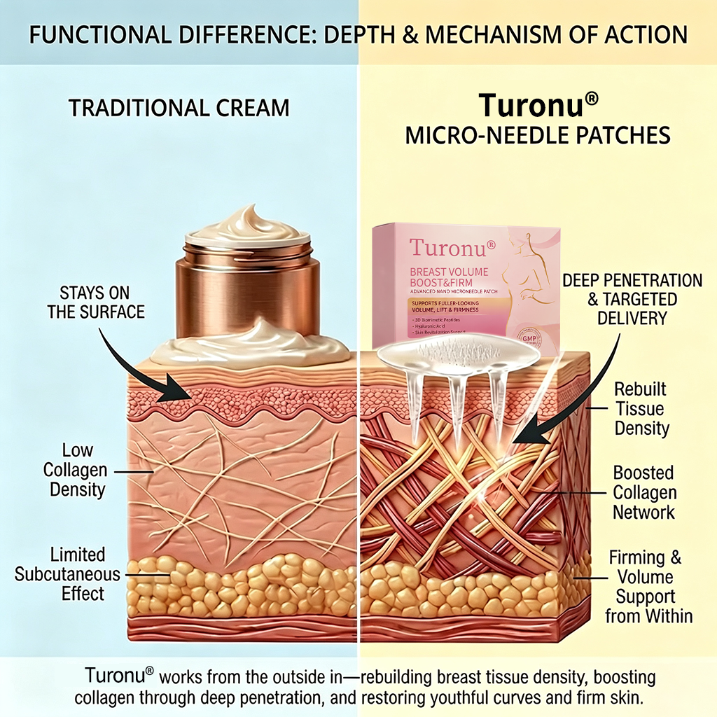 🏆Turonu® BREAST VOLUME BOOST & FIRM Advanced Nano Microneedle Patch🎀
