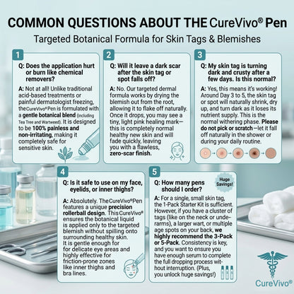 CureVivo® 7-𝐷𝑎𝑦 𝗧𝐚𝐠 & 𝗦𝗽𝐨𝐭 𝐄𝐫𝒂𝒔𝒆𝒓✅🎉(Zero Pain, Zero 𝐒𝐜𝐚𝒓𝒔 Rollerball)