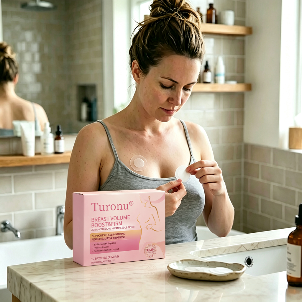 🏆Turonu® BREAST VOLUME BOOST & FIRM Advanced Nano Microneedle Patch🎀